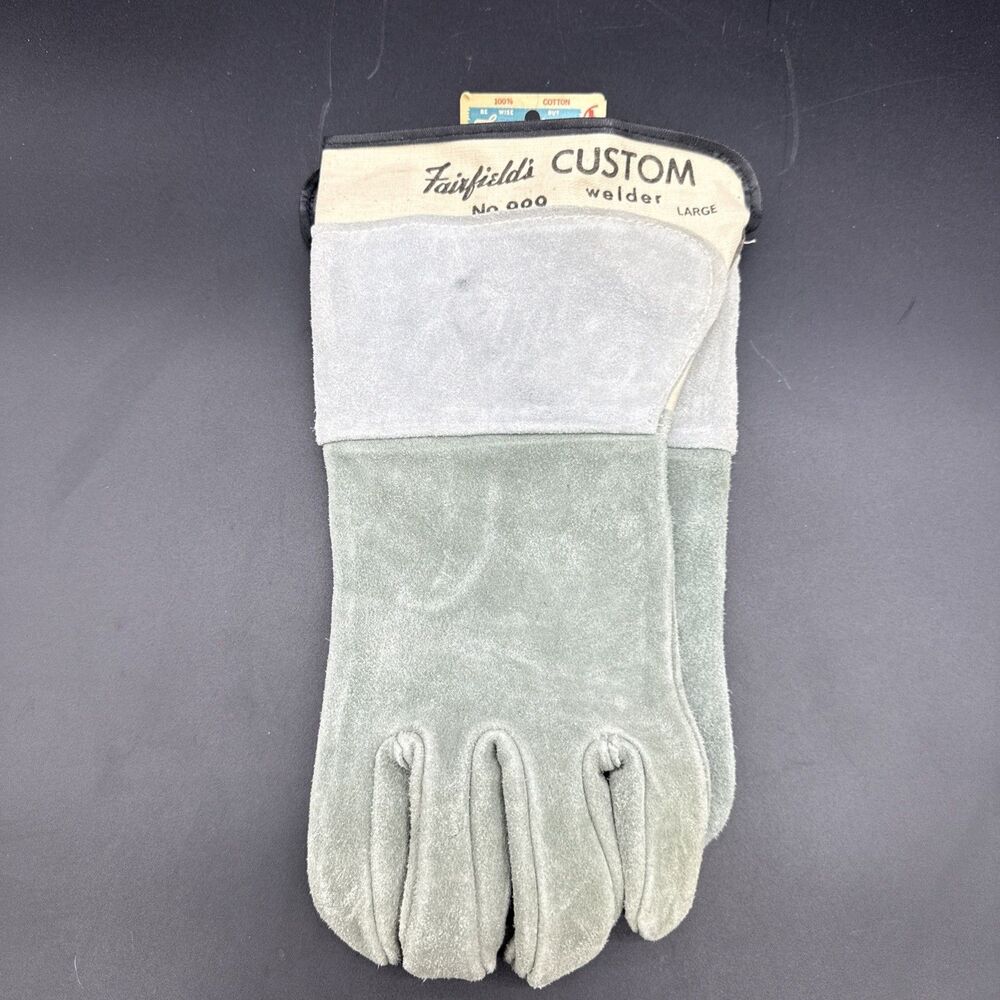 Vtg NWT Fairfield’s Custom Welder Gloves Large No.999